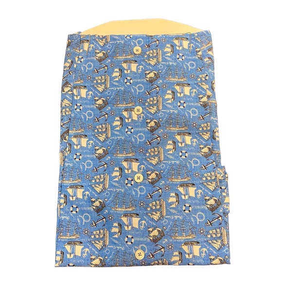 Bugatchi Shaped Fit Nautical Button Down Shirt - Picture 3 of 7